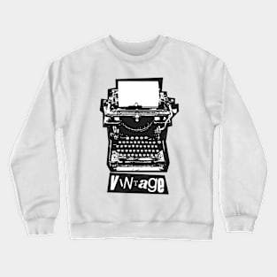 vintage typewriter Crewneck Sweatshirt